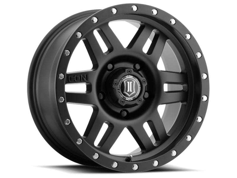 ICON Six Speed 17x8.5 5x150 25mm Offset 5.75in BS 116.5mm Bore Satin Black Wheel -  Shop now at Performance Car Parts