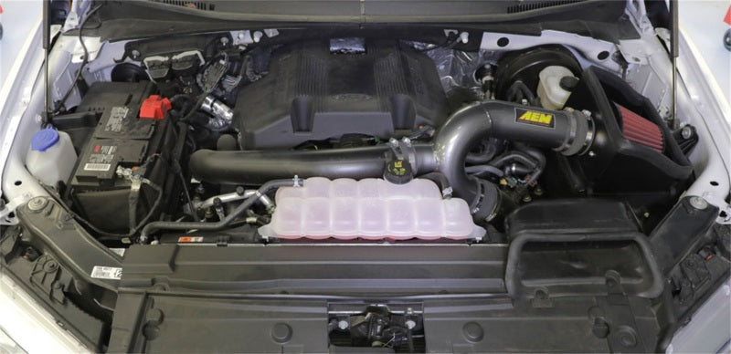 AEM 17-18 Ford F-150 3.5L V6 F/I Gunmetal Gray Cold Air Intake -  Shop now at Performance Car Parts