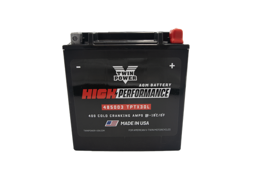Twin Power YIX-30L High Performance Battery Replaces H-D 66010-97A Made in USA -  Shop now at Performance Car Parts