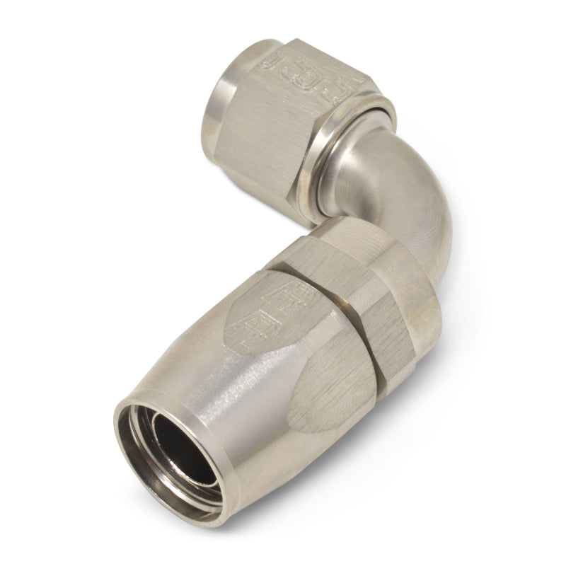 Russell Performance -6 AN Endura 90 Degree Full Flow Hose End -  Shop now at Performance Car Parts