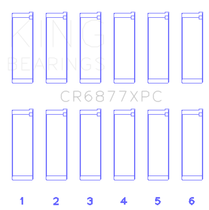 King BMW S54B32 3.2L Coated Performance Rod Bearing Set -  Shop now at Performance Car Parts
