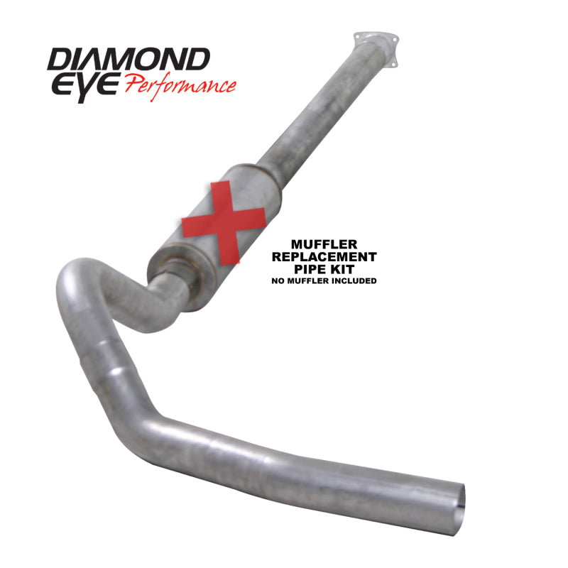 Diamond Eye KIT 4in CB MFLR RPLCMENT PIPE SGL AL: 01-05 CHEVY/GMC 6.6L 2500/3500 -  Shop now at Performance Car Parts