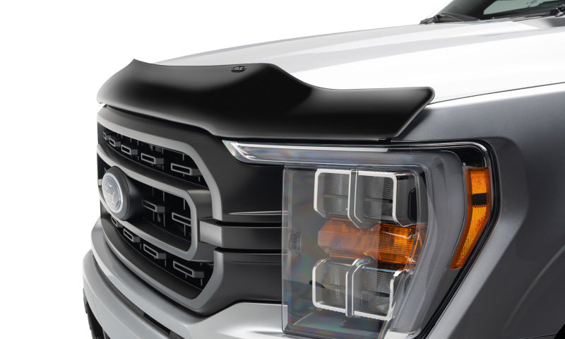 AVS 21-22 Ford F-150 (Excl. Tremor/Raptor) Medium Profile Hood Shield - Smoke -  Shop now at Performance Car Parts