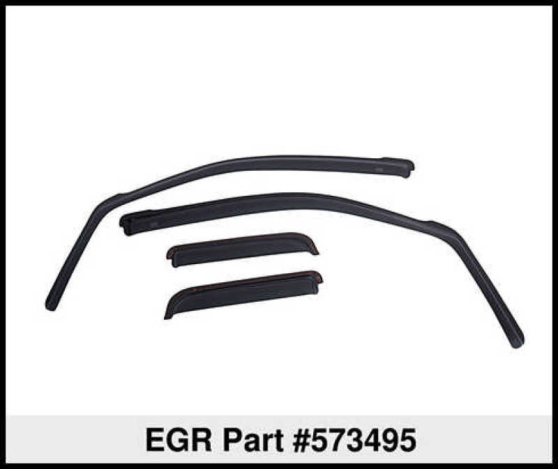 EGR 15+ Ford F150 Crew Cab In-Channel Window Visors - Set of 4 - Matte (573495) -  Shop now at Performance Car Parts