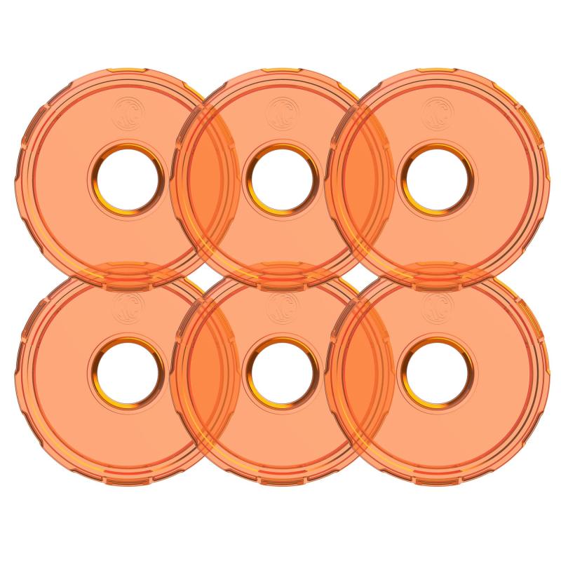 KC HiLiTES Cyclone V2 LED - Replacement Lens - Amber - 6-PK -  Shop now at Performance Car Parts