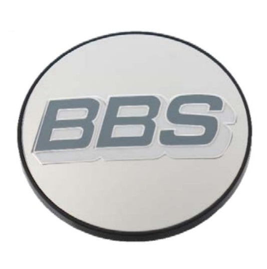 BBS Center Cap 56mm Polished/Grey & White - Performance Car Parts
