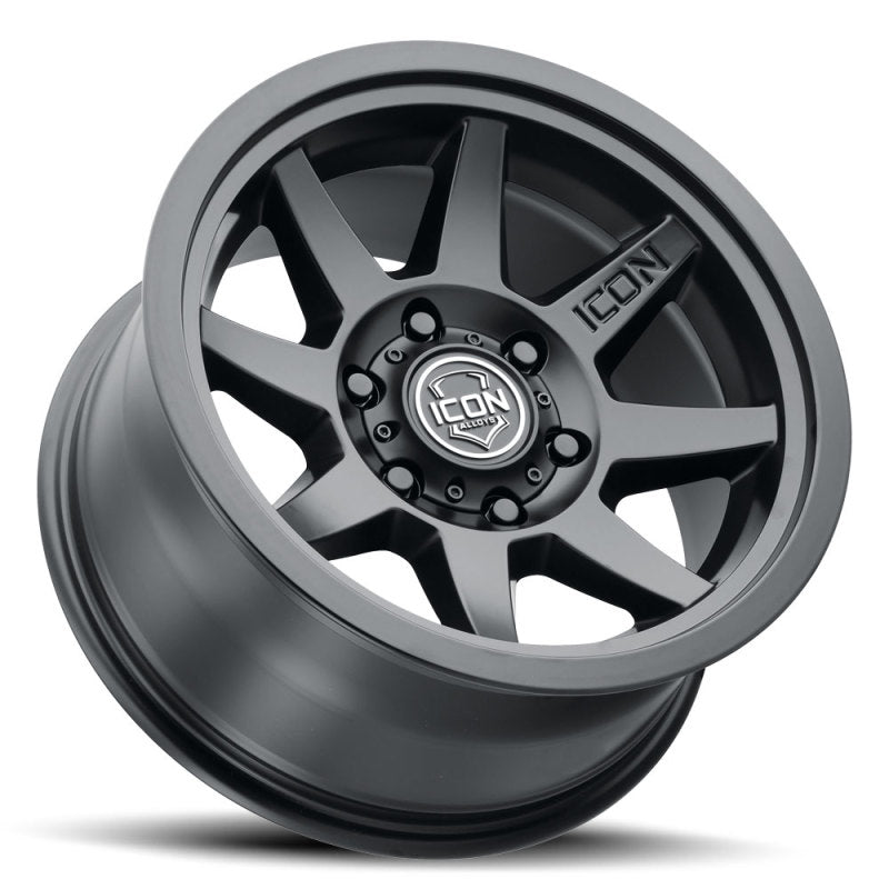 ICON Rebound 17x8.5 6x5.5 0mm Offset 4.75in BS 106.1mm Bore Satin Black Wheel -  Shop now at Performance Car Parts