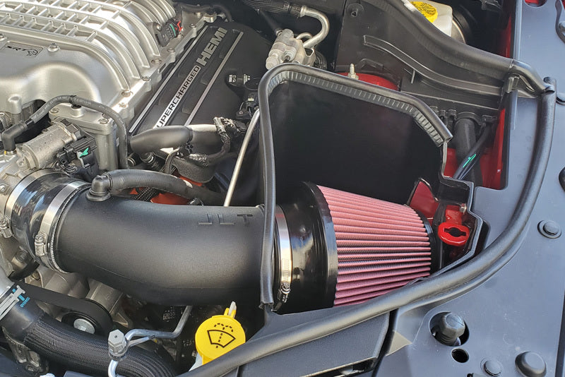 JLT 2021 Dodge Durango Hellcat 6.2L Black Textured Cold Air Intake Kit w/Red Filter -  Shop now at Performance Car Parts