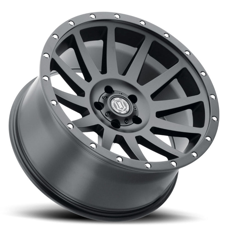 ICON Compression 20x10 6x5.5 -19mm Offset 4.75inBS Satin Black Wheel -  Shop now at Performance Car Parts