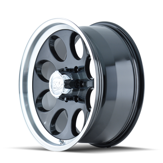 ION Type 171 17x9 / 5x114.3 BP / 0mm Offset / 83.82mm Hub Black/Machined Wheel -  Shop now at Performance Car Parts