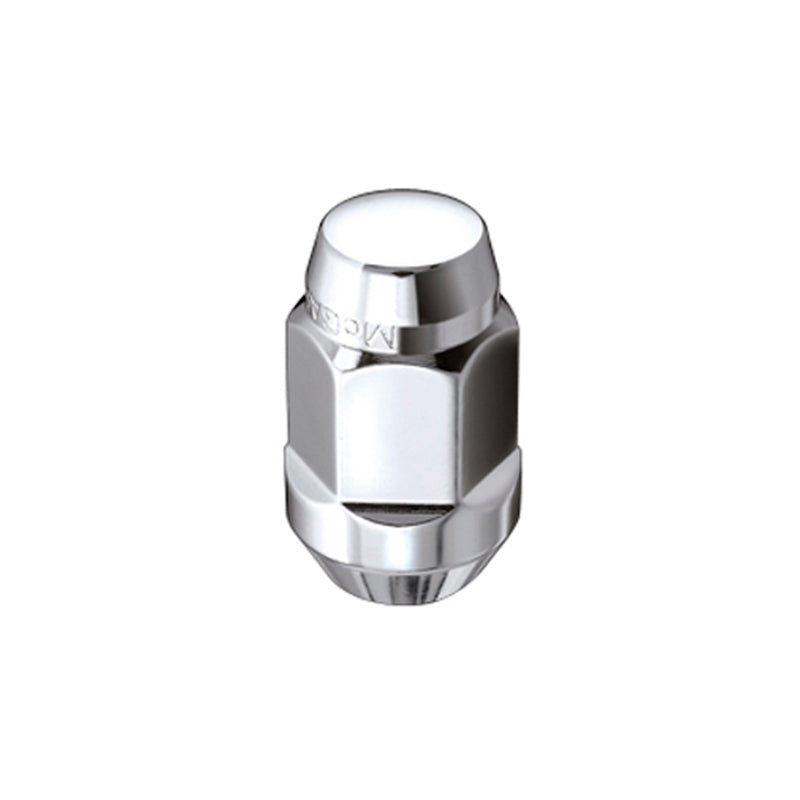 McGard Hex Lug Nut (Cone Seat Bulge Style) M14X1.5 / 13/16 Hex / 1.945in. L (Box of 100) - Chrome -  Shop now at Performance Car Parts