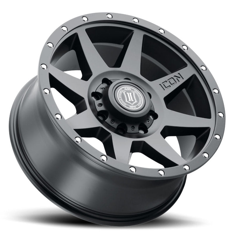 ICON Rebound 20x9 8x180 12mm Offset 5.5in BS Satin Black Wheel -  Shop now at Performance Car Parts
