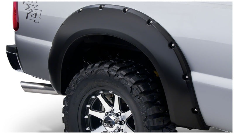 Bushwacker 11-16 Ford F-250 Super Duty Styleside Pocket Style Flares 4pc 98.0/81.8in Bed - Black -  Shop now at Performance Car Parts