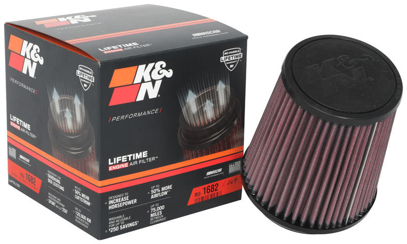 K&N Universal Clamp-On Air Filter 3-15/16in FLG / 5-1/2in B / 4-1/2in T / 6in H -  Shop now at Performance Car Parts