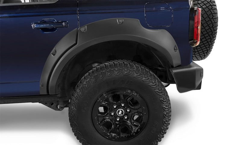Bushwacker 2021+ Ford Bronco 4-Door Pocket Style Flares 4pc - Black -  Shop now at Performance Car Parts