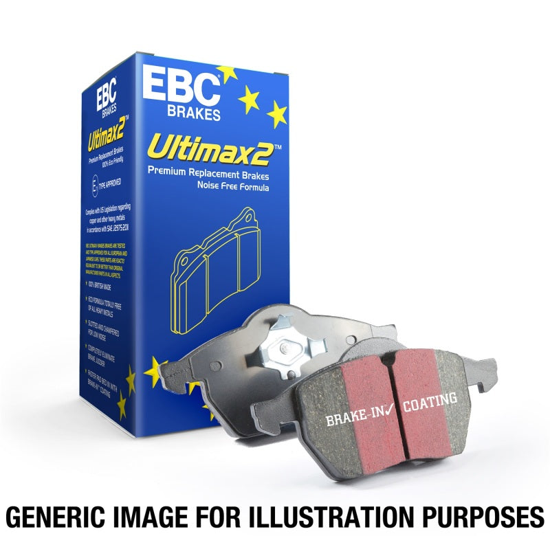 EBC 13-15 Acura ILX 1.5 Hybrid Ultimax2 Front Brake Pads -  Shop now at Performance Car Parts