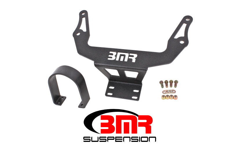 BMR 08-17 Challenger Front Driveshaft Safety Loop - Black Hammertone - Performance Car Parts