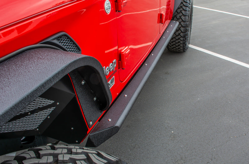 DV8 Offroad 2019+ Jeep Gladiator Side Step/Sliders -  Shop now at Performance Car Parts