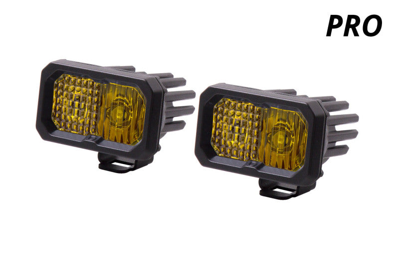 Diode Dynamics Stage Series 2 In LED Pod Pro - Yellow Spot Standard ABL (Pair) -  Shop now at Performance Car Parts