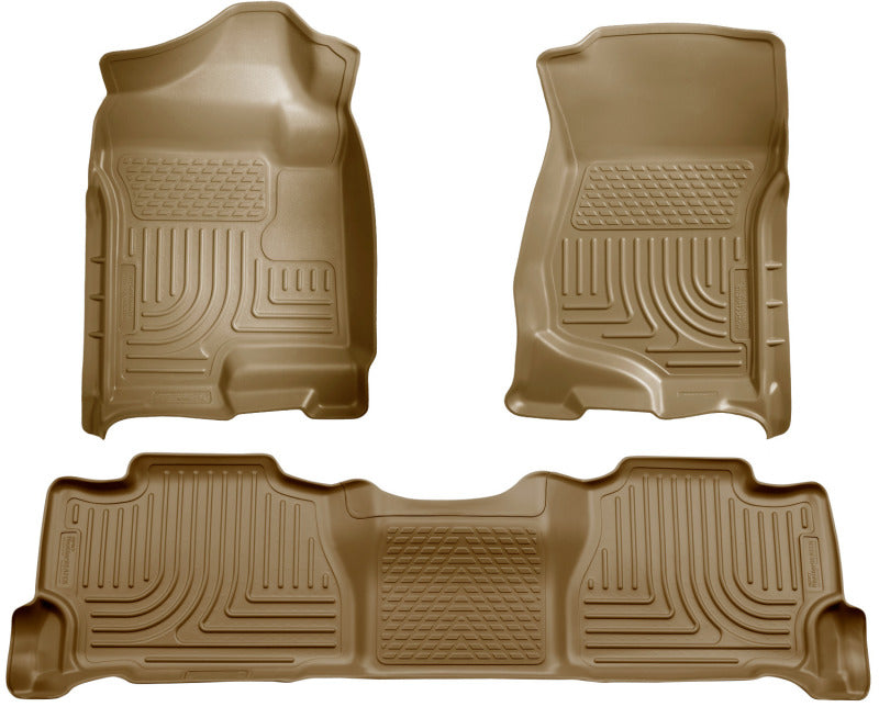 Husky Liners 07-13 GM Escalade/Suburban/Yukon WeatherBeater Tan Front & 2nd Seat Floor Liners -  Shop now at Performance Car Parts