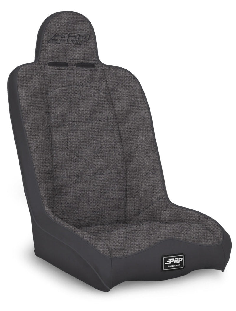 PRP Daily Driver High Back Suspension Seat (Two Neck Slots) - All Grey -  Shop now at Performance Car Parts