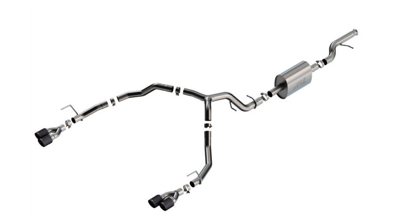 Borla 21-22 Chevy Tahoe 5.3L V8 2/4WD 4DR 3in/2.75in S-Type Cat-Back Exhaust w/ Carbon Fiber Tips -  Shop now at Performance Car Parts