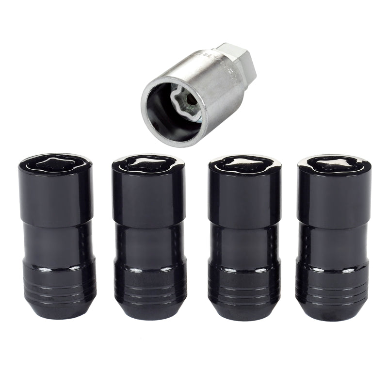 McGard Wheel Lock Nut Set - 4pk. (Cone Seat) M14X1.5 / 21mm & 22mm Dual Hex / 1.965in. L - Black -  Shop now at Performance Car Parts