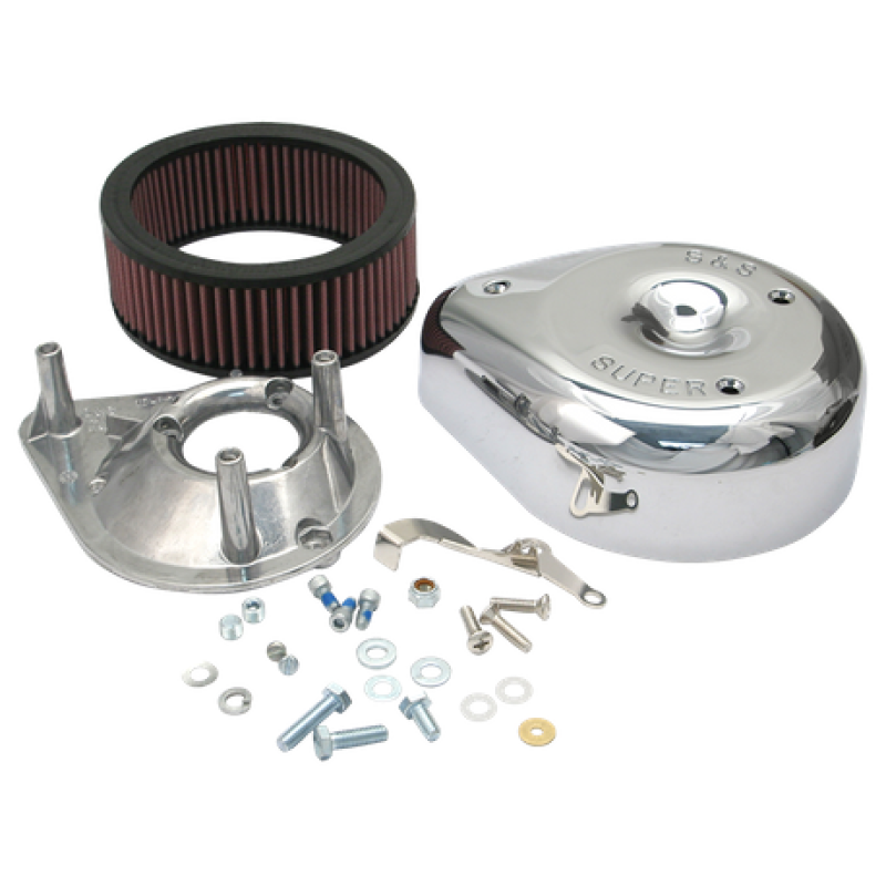 S&S Cycle 55-84 BT/57-85 Sportster Models Teardrop Air Cleaner Kit for S&S Super E/G Carb -  Shop now at Performance Car Parts