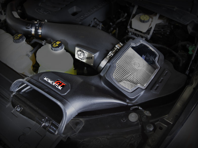 aFe POWER Momentum GT Pro Dry S Intake System 21-22 Ford F-150 V6-3.5L (tt) PowerBoost -  Shop now at Performance Car Parts