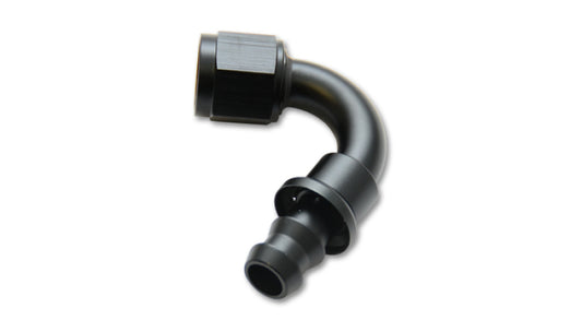 Vibrant Push-On 120 Degree Hose End Elbow Fitting - -4AN -  Shop now at Performance Car Parts