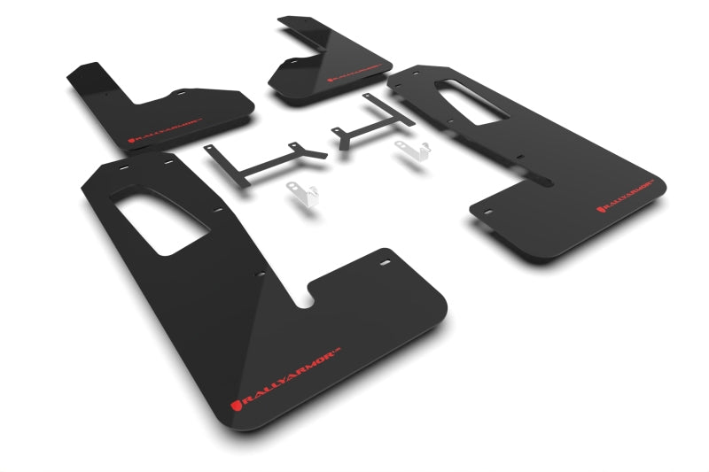 Rally Armor 2022+ Rivian R1S Black UR Mud Flap w/ Red Logo -  Shop now at Performance Car Parts