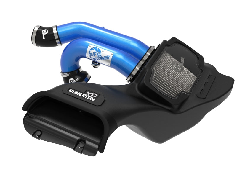aFe 21-22 Ford F-150 Raptor V6-3.5L(tt) Momentum XP Cold Air Intake System Blue w/ Pro Dry S Filter -  Shop now at Performance Car Parts