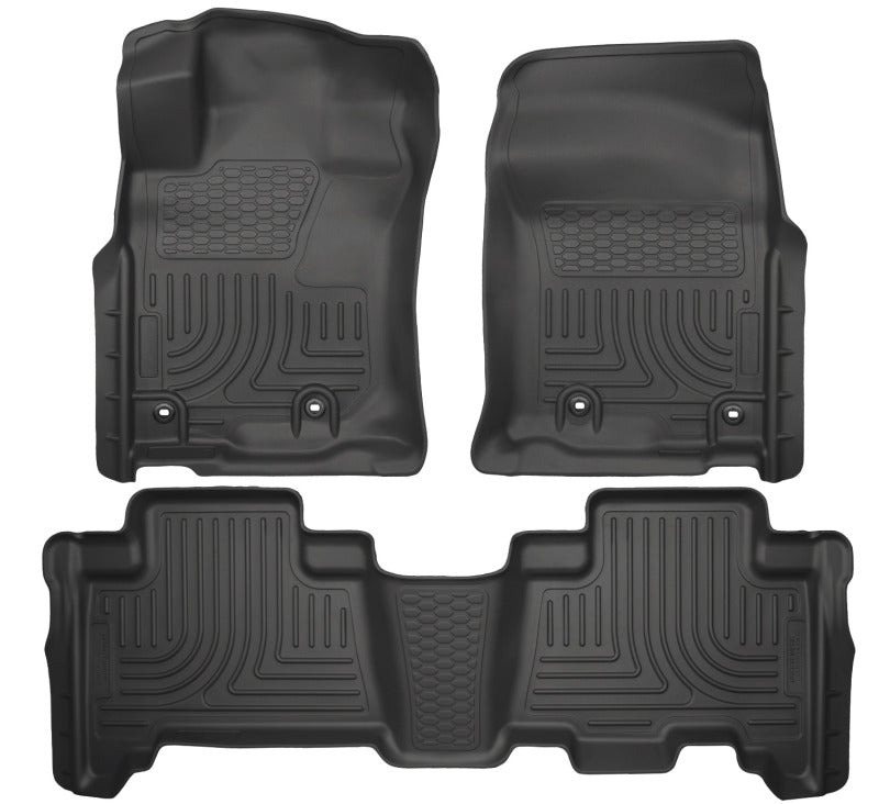 Husky Liners 2013 Toyota 4Runner WeatherBeater Black Front & 2nd Seat Floor Liners -  Shop now at Performance Car Parts