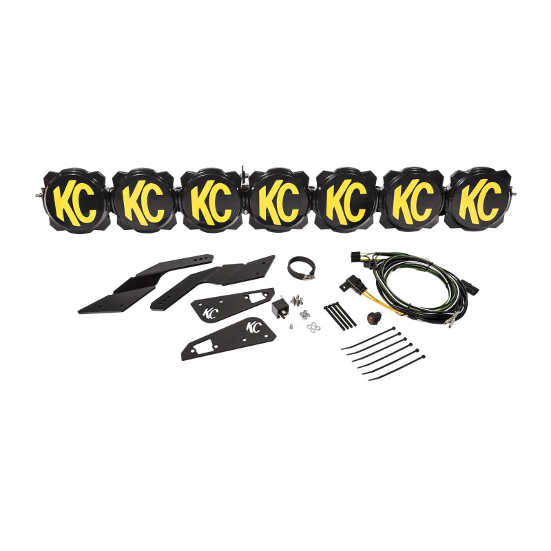 KC HiLiTES Can-Am X3 45in. Pro6 Gravity LED 7-Light 140w Combo Beam Overhead Light Bar System -  Shop now at Performance Car Parts