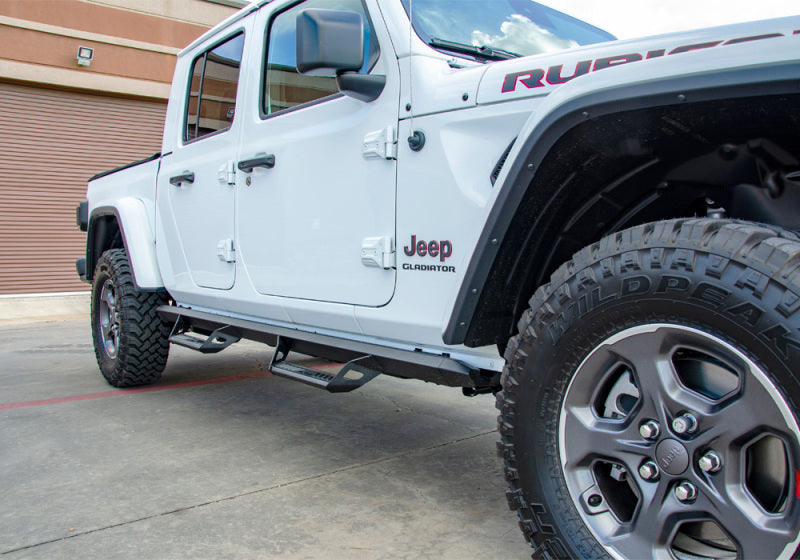 N-Fab Predator Pro Step System 2019 Jeep Wrangler JT 4DR Truck Full Length - Tex. Black -  Shop now at Performance Car Parts