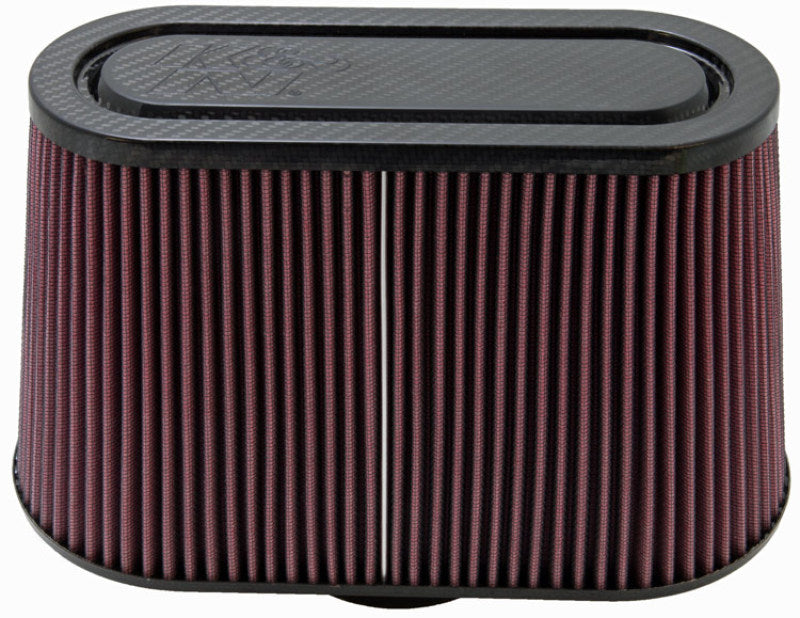 K&N Universal Filter with Carbon Fiber Top & Base-12in Base O/S Length x 6in Base O/S Width x 7in H -  Shop now at Performance Car Parts