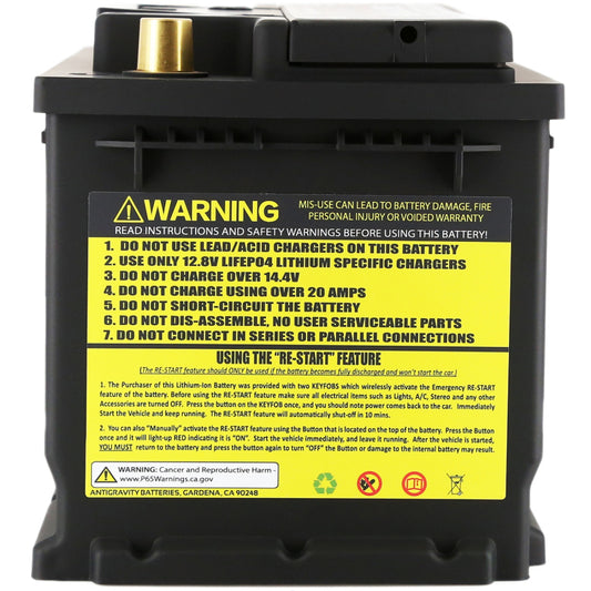 Antigravity H7/Group 94R Lithium Car Battery w/Re-Start - Performance Car Parts