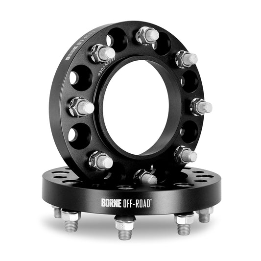 Mishimoto Borne Off-Road Wheel Spacers 8x165.1 116.7 45 M14 Black