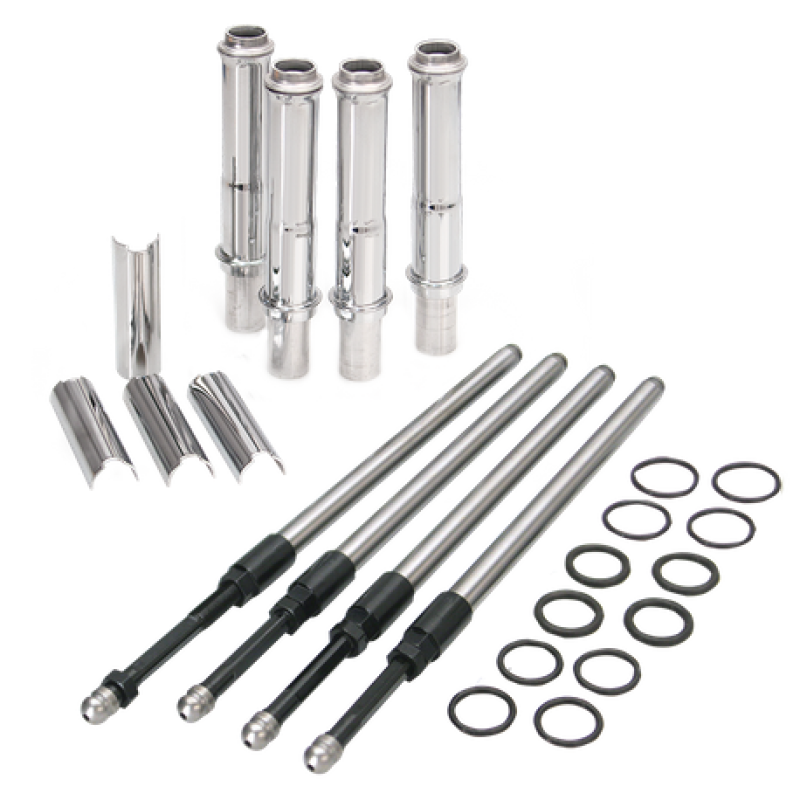 S&S Cycle 1999+ BT Stock Engine Height w/ 4.937in Length Cylinders Adjustable Pushrod Set -  Shop now at Performance Car Parts