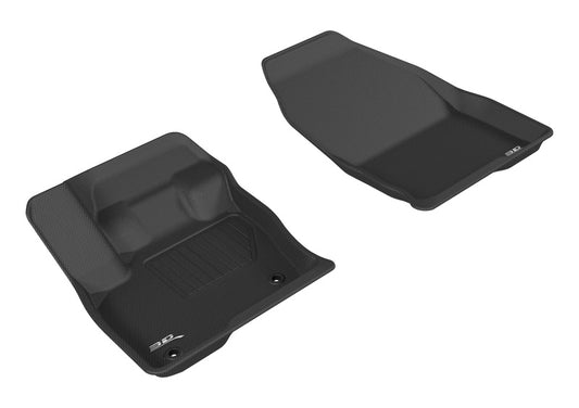 3D MAXpider 2015-2020 Ford Edge Kagu 1st Row Floormat - Black