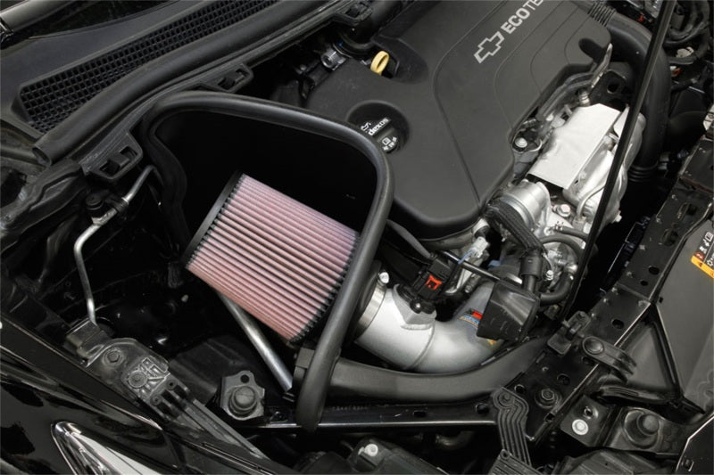 K&N 17-18 Chevy Cruze 1.4L Turbo Silver Typhoon Short Ram Intake -  Shop now at Performance Car Parts