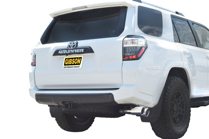 Gibson 04-22 Toyota 4Runner 4.0L 2.5in Cat-Back Dual Sport Exhaust - Stainless -  Shop now at Performance Car Parts