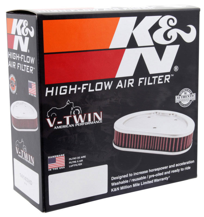 K&N Replacement Air Filter 1.625in H x 7.5in L for Harley Davidson -  Shop now at Performance Car Parts