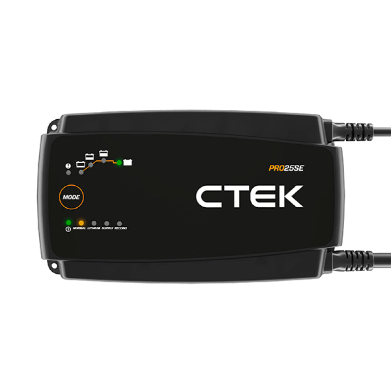 CTEK PRO25SE Battery Charger - 50-60 Hz - 12V - 19.6ft Extended Charging Cable -  Shop now at Performance Car Parts