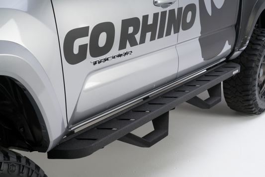 Go Rhino 99-16 Ford F-250 RB10 Complete Kit w/RB10 + Brkts + 2 RB10 Drop Steps -  Shop now at Performance Car Parts