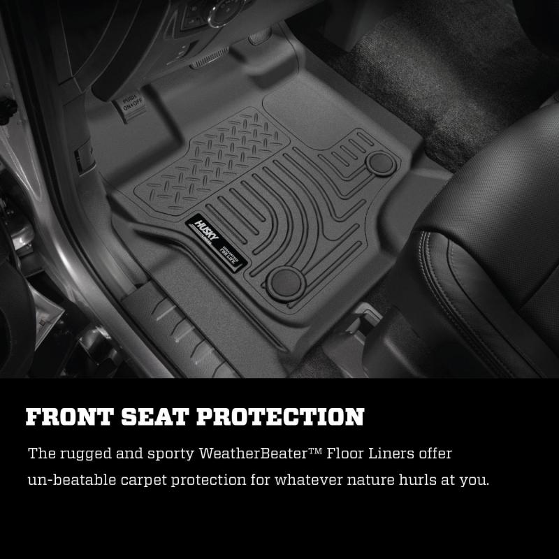 Husky Liners 15-23 Ford F-150 SuperCab WeatherBeater Black 2nd Seat Floor Liner -  Shop now at Performance Car Parts