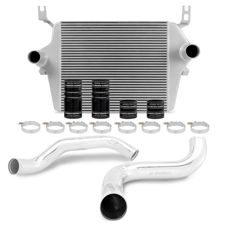 Mishimoto 99-03 Ford 7.3L Powerstroke PSD Silver Intercooler Kit w/ Polished Pipes -  Shop now at Performance Car Parts