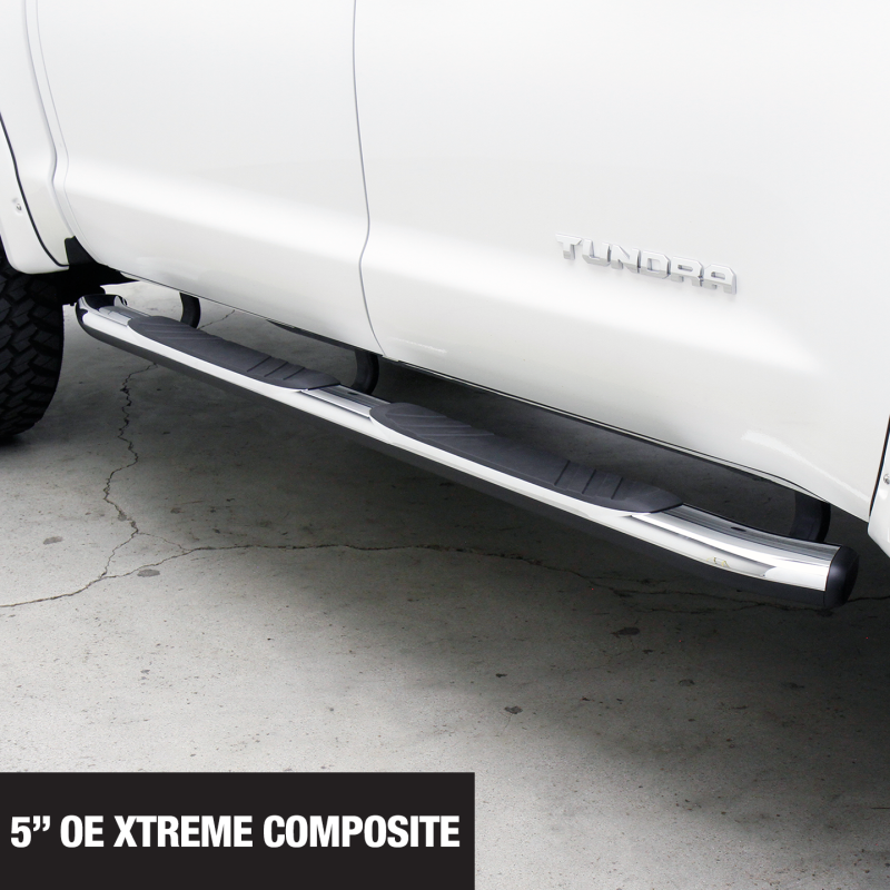 Go Rhino 5in OE Xtreme Composite SideSteps - Black - 80in -  Shop now at Performance Car Parts