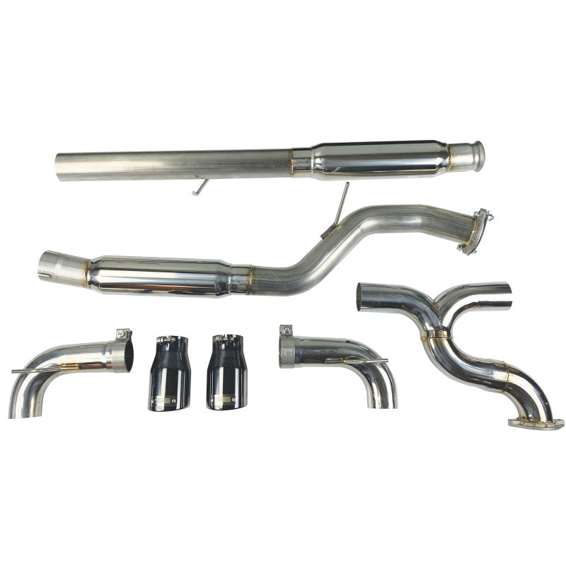 Injen 16-18 Ford Focus RS 3in Cat-Back Stainless Steel Exhaust w/ 4in Black Chrome Tips -  Shop now at Performance Car Parts