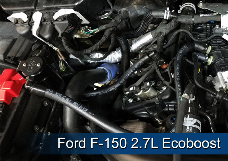 J&amp;L 2011-2024 Ford F-150 2.7L/3.5L/5.0L Passenger Side Oil Separator 3.0 - Black Anodized -  Shop now at Performance Car Parts